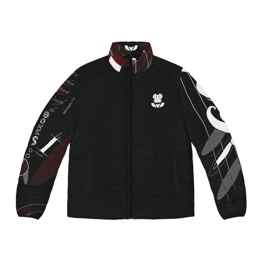 Bleeding Heart Dove Men's Puffer Jacket